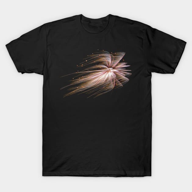 Windswept Fireworks T-Shirt by likbatonboot